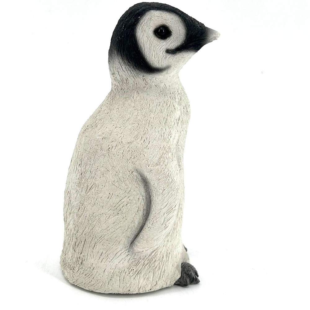 Sandicast Emperor Penguin Chick Figurine S Brue 1992 Handpainted Sculpture USA - Picture 5 of 7